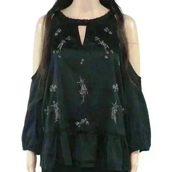 INC International Concepts Tops - Shooting Star Cold Shoulder Top